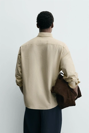 Рубашка оверсайз оксфорд