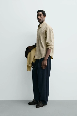 Рубашка оверсайз оксфорд