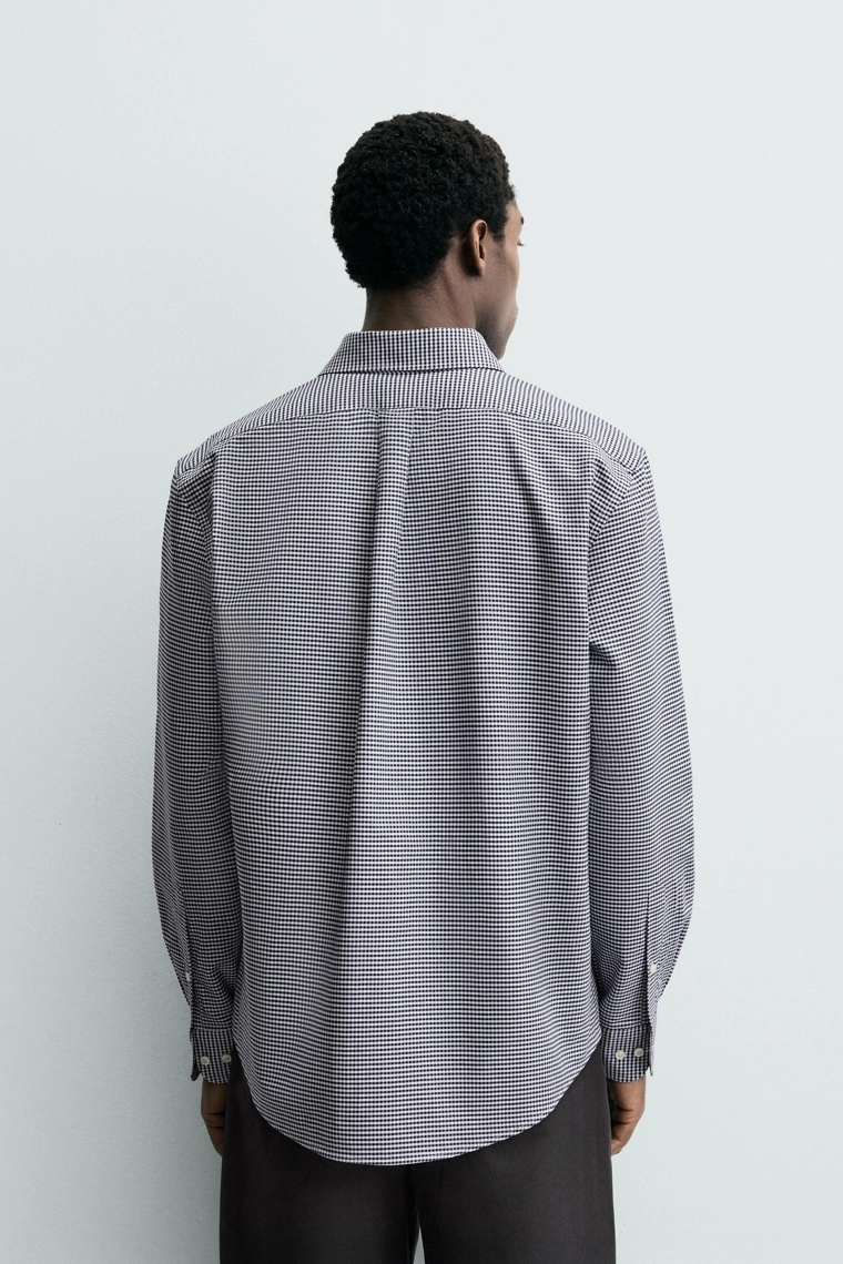 Рубашка из хлопка в клетку