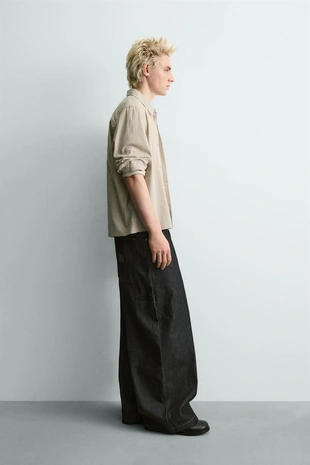 Рубашка в клетку с принтом амур- Заказать в России