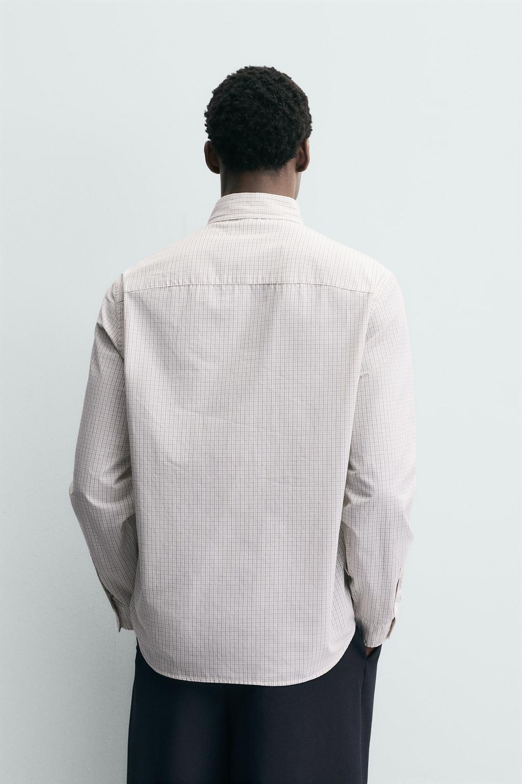 РУБАШКА В КЛЕТКУ С КАРМАНОМ