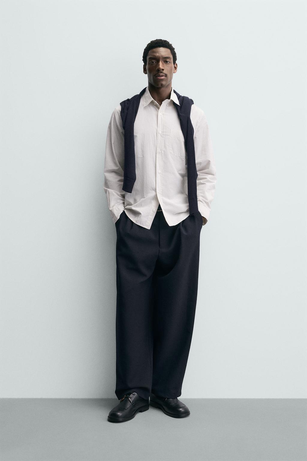 РУБАШКА В КЛЕТКУ С КАРМАНОМ