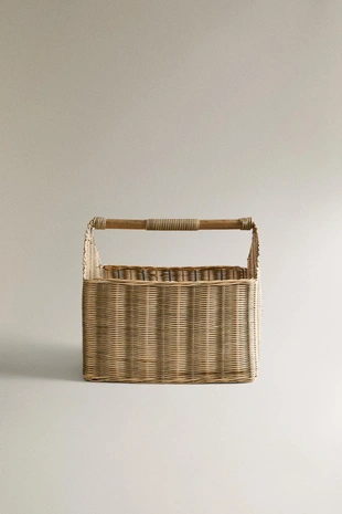 Детская полосатая домашняя корзина- Заказать в России