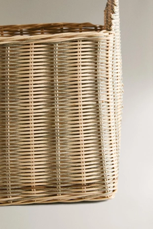 Детская полосатая домашняя корзина- Заказать в России