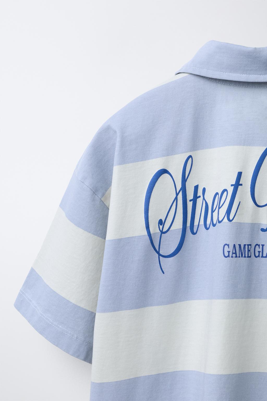 Поло в полоску