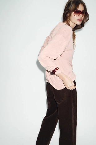 Футболка в стиле рустик с длинными рукавами- Заказать в России