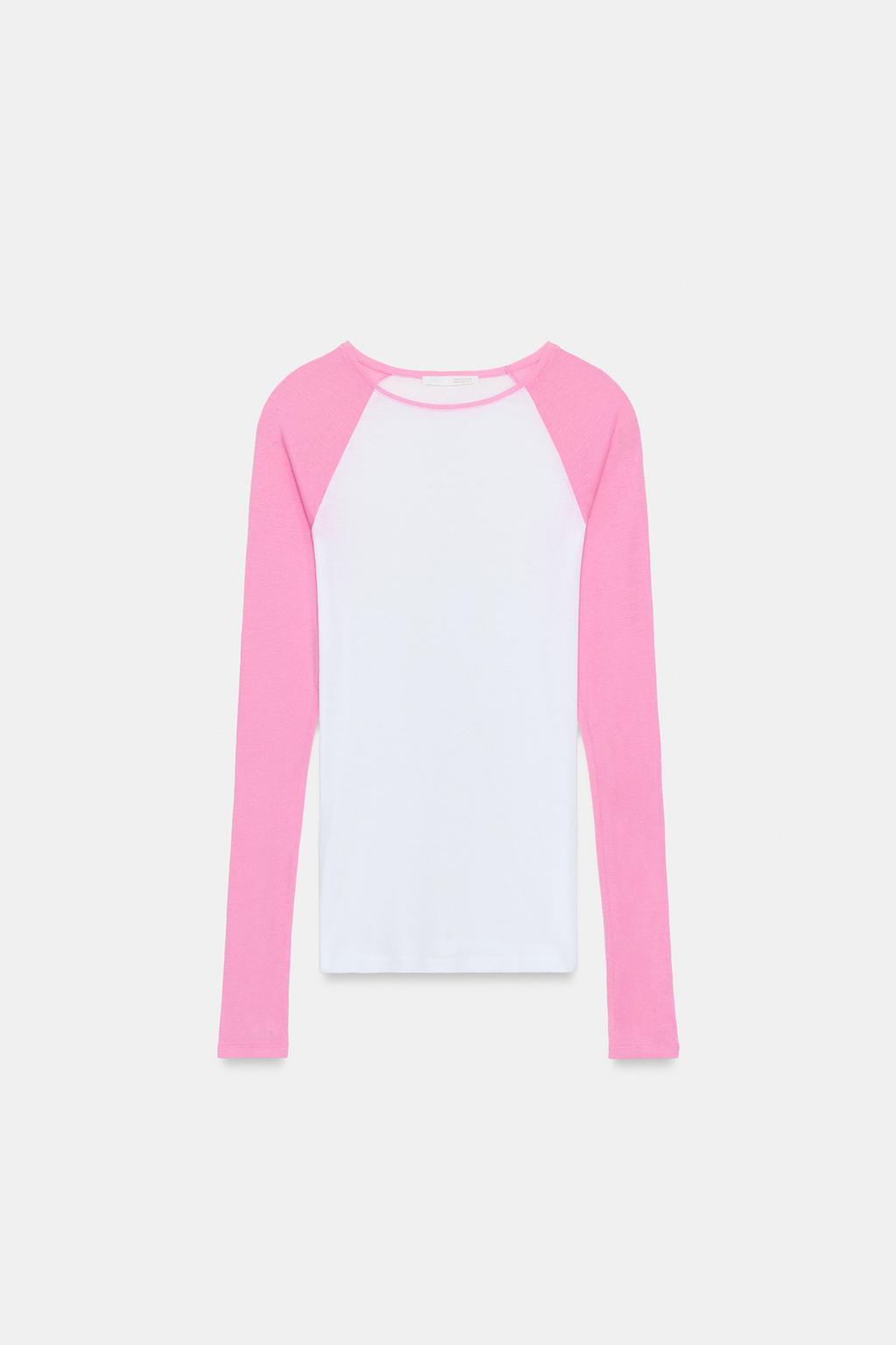 ФУТБОЛКА SUPIMA® С КОНТРАСТНЫМИ РУКАВАМИ