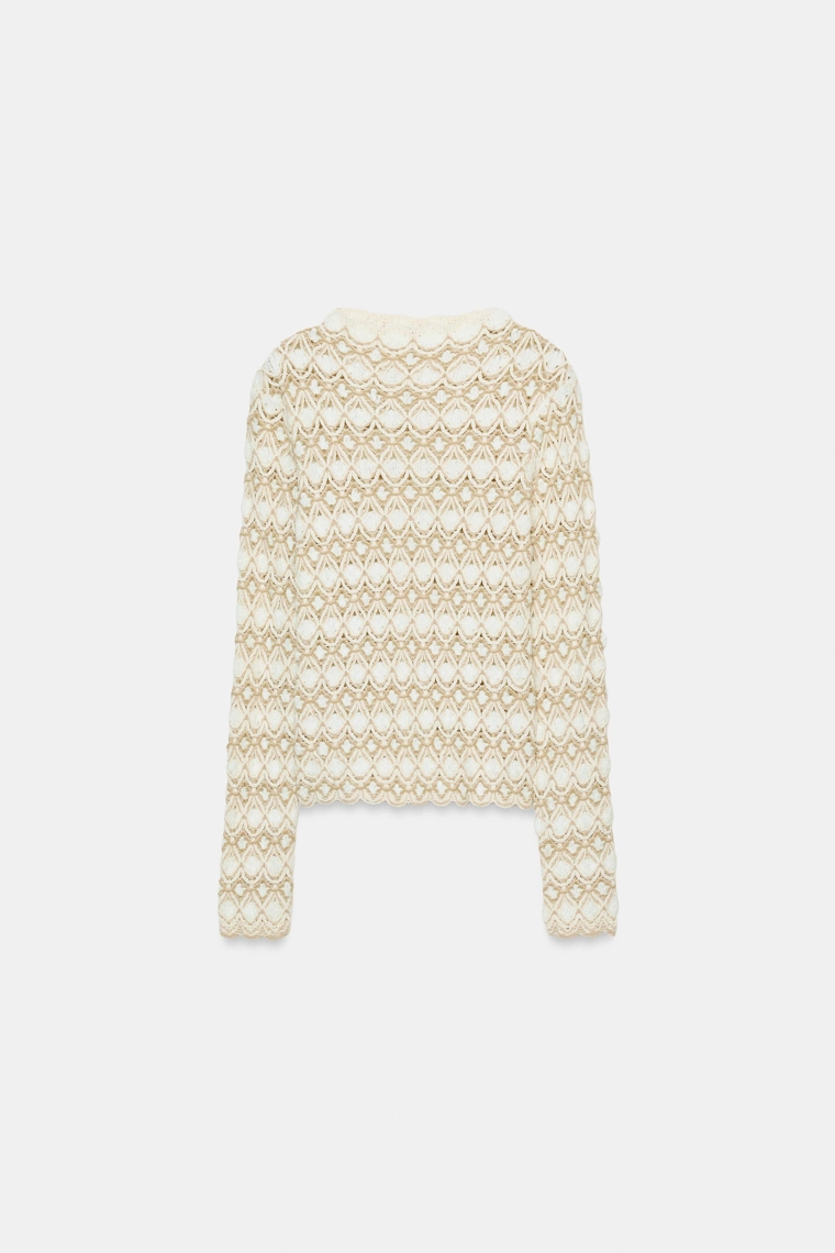 Джемпер с текстурой вязки