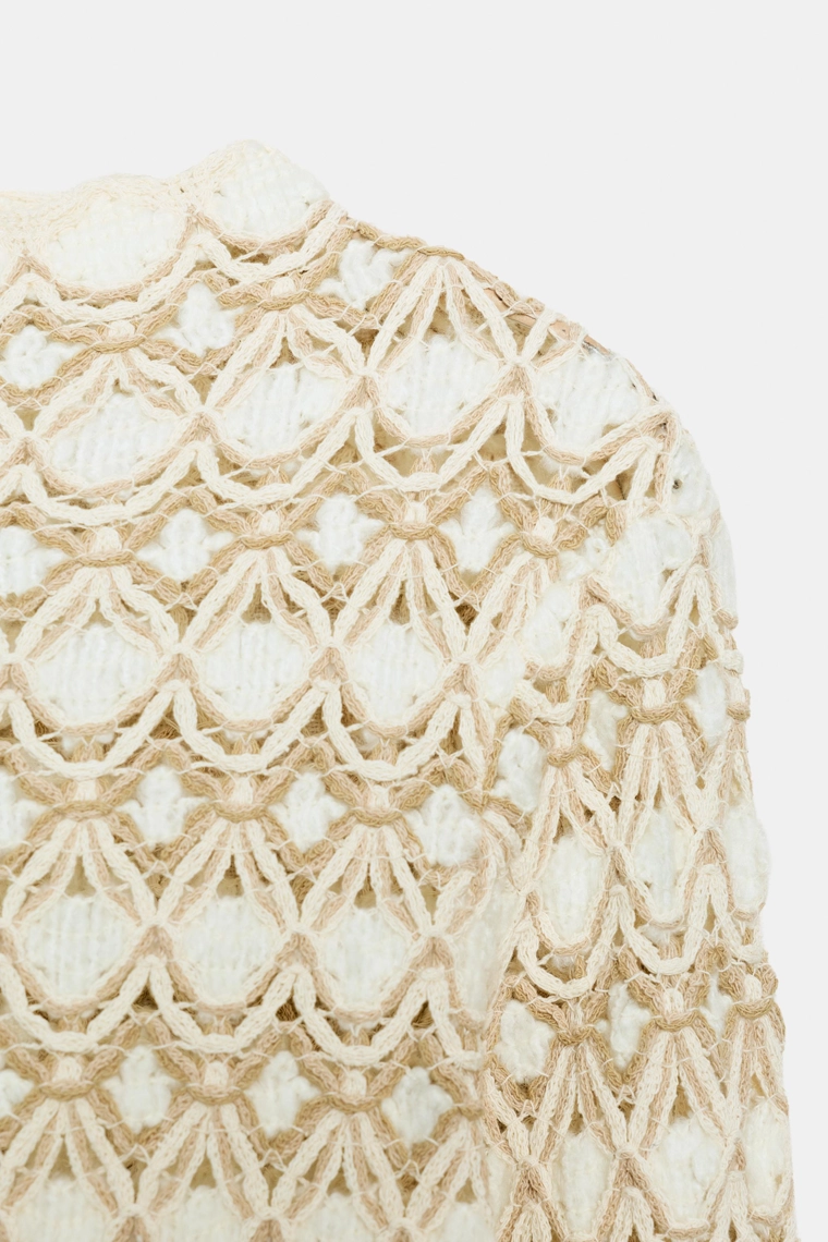 Джемпер с текстурой вязки