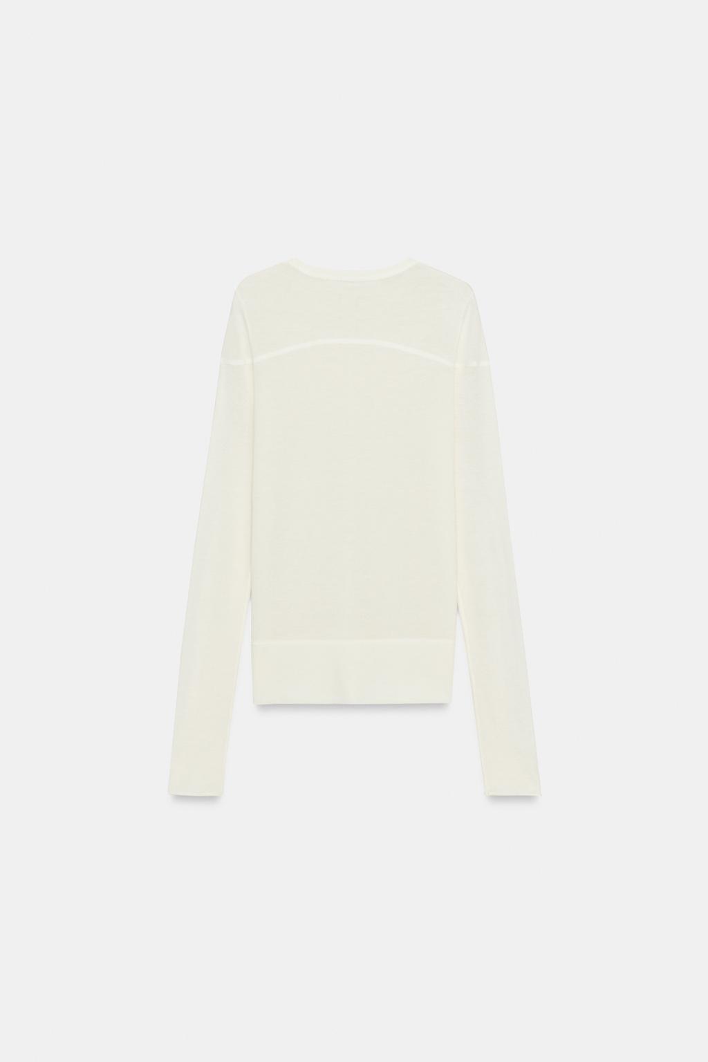 ТОНКИЙ СВИТЕР ИЗ СМЕСОВОЙ ШЕРСТИ