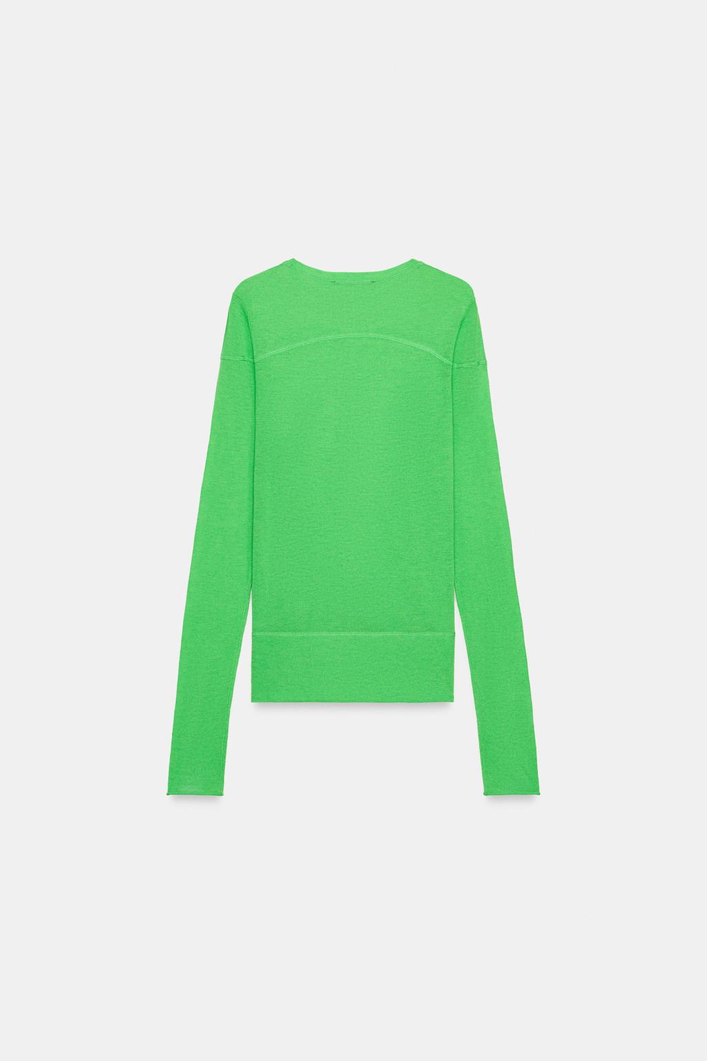 ТОНКИЙ СВИТЕР ИЗ СМЕСОВОЙ ШЕРСТИ