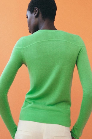 Тонкий свитер из смесовой шерсти