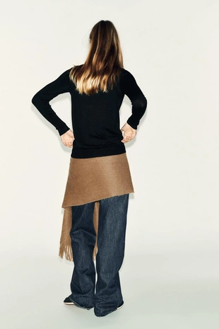 Базовый однотонный свитер- Заказать в России