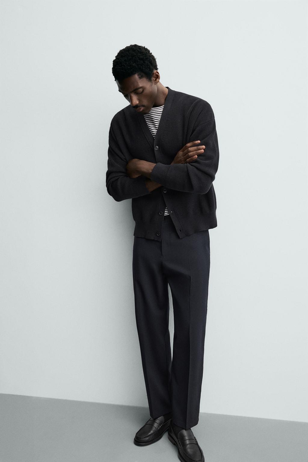 БРЮКИ REGULAR FIT ИЗ СМЕСОВОЙ ШЕРСТИ NON IRON