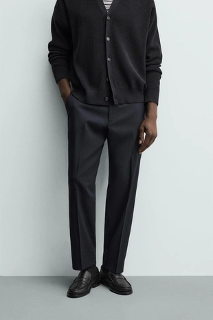 Брюки REGULAR FIT из смесовой шерсти NON IRON