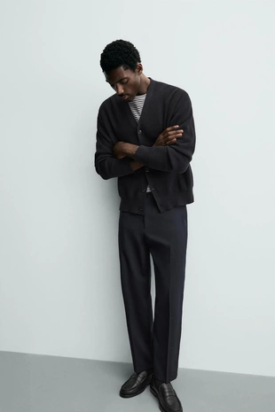 Брюки REGULAR FIT из смесовой шерсти NON IRON- Заказать в России