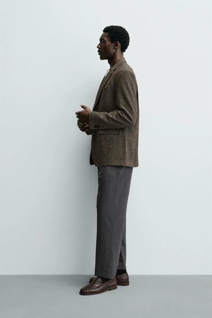 Брюки REGULAR FIT из смесовой шерсти NON IRON