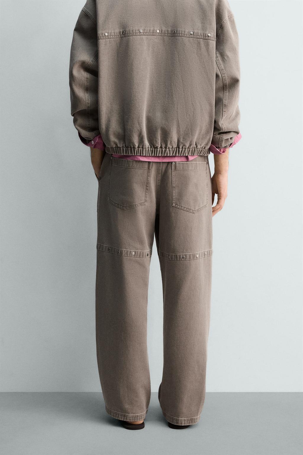 БРЮКИ RELAXED FIT С ЗАКЛЕПКАМИ LIMITED EDITION