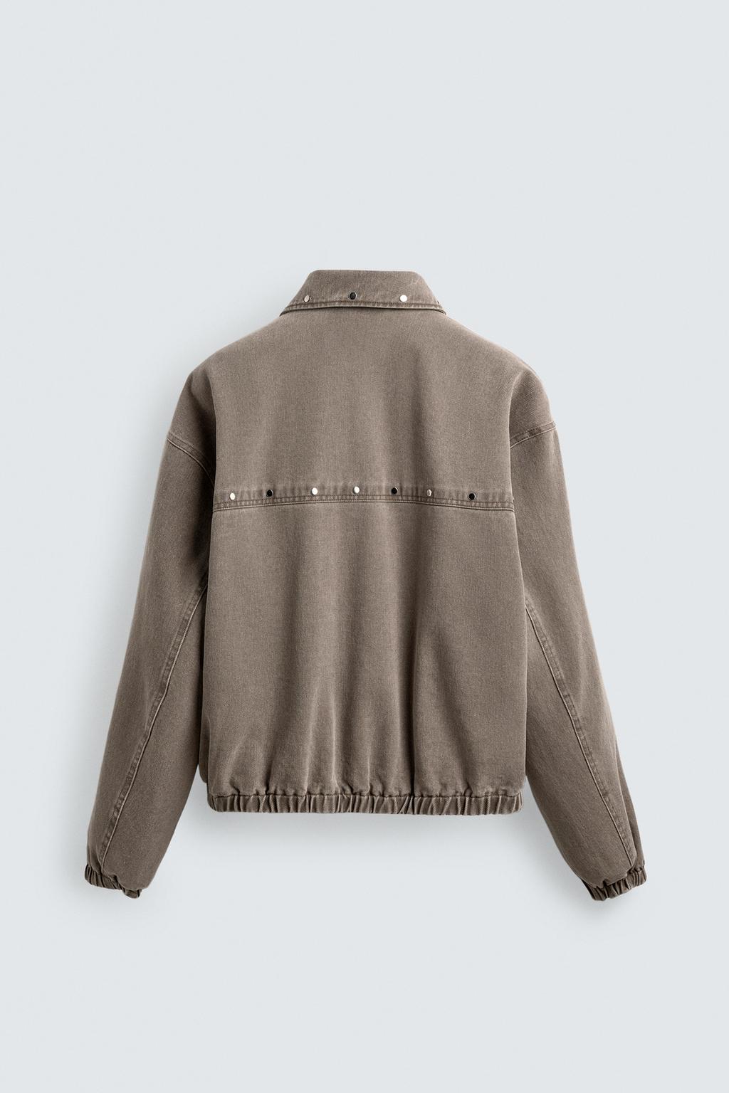 Куртка limited edition relaxed fit с заклепками