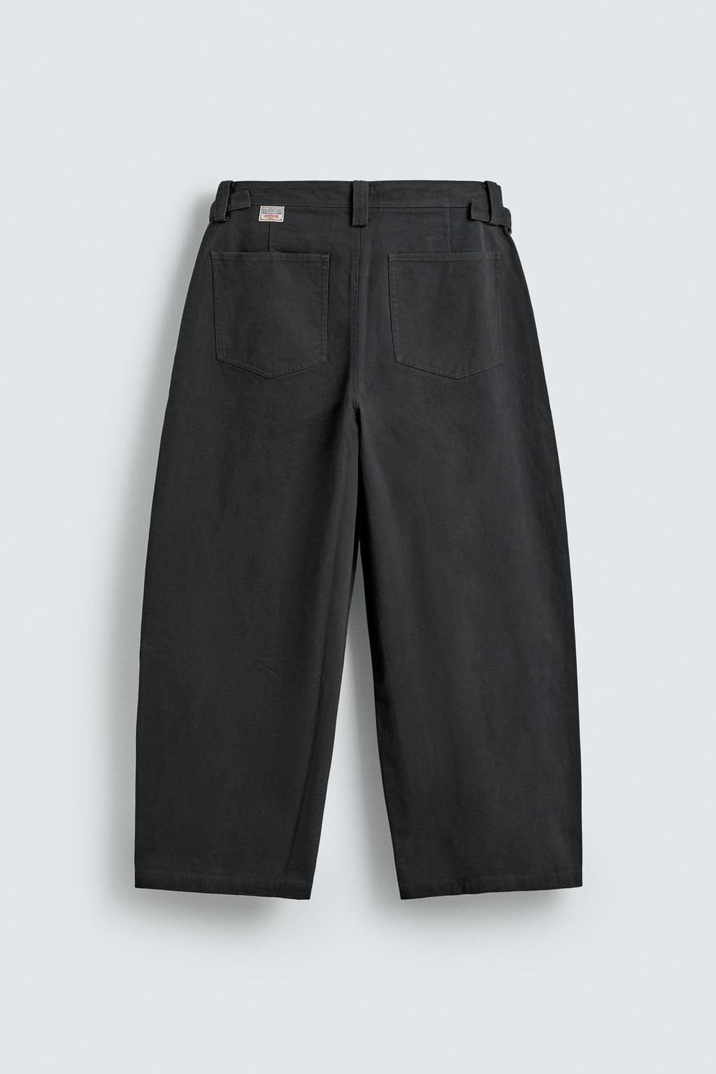 БРЮКИ RELAXED FIT С ИЗМЕНЕННОЙ ЛИНИЕЙ ШВА