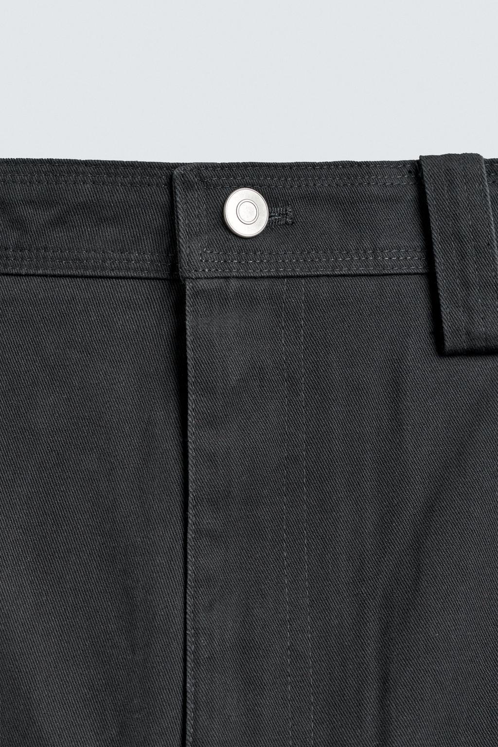 БРЮКИ RELAXED FIT С ИЗМЕНЕННОЙ ЛИНИЕЙ ШВА