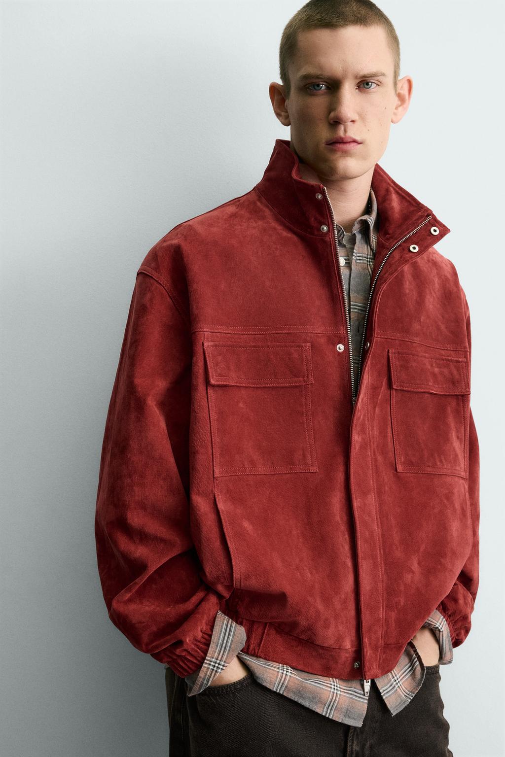 КОЖАНАЯ КУРТКА СВОБОДНОГО КРОЯ