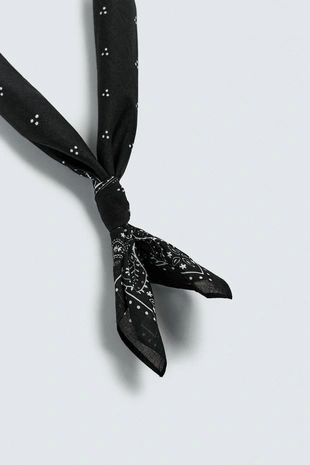 Бандана с принтом пейсли