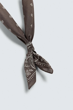 Бандана с принтом пейсли