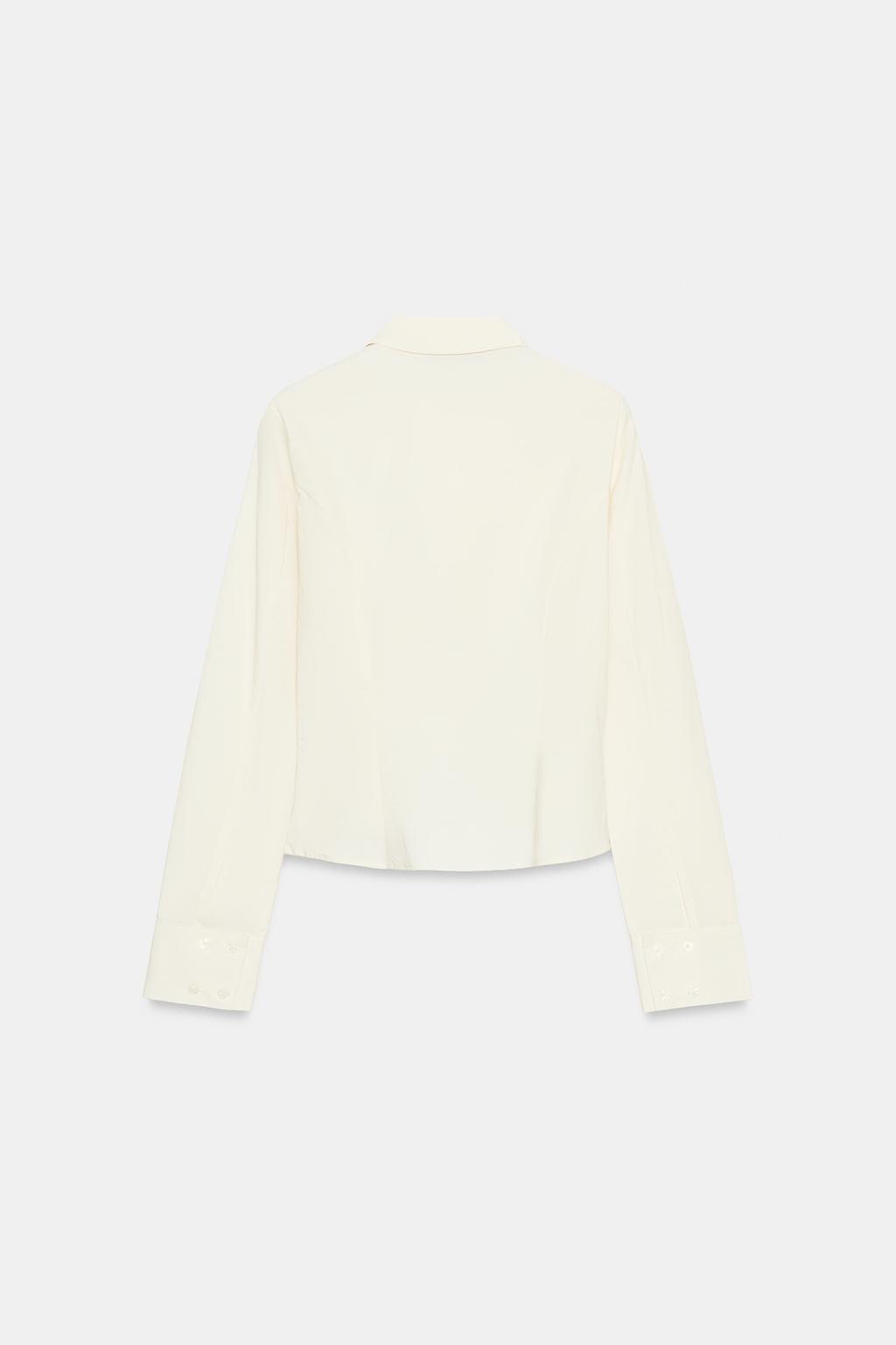 ПРИТАЛЕННАЯ РУБАШКА ИЗ ПОПЛИНА