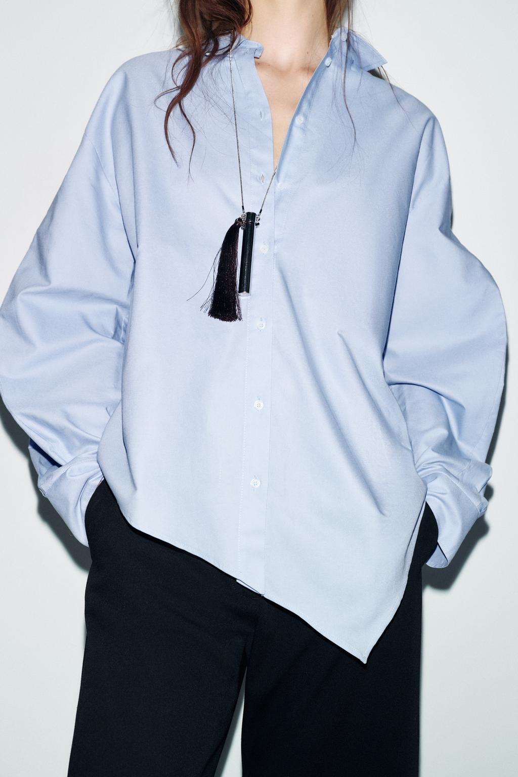 РУБАШКА ОКСФОРД АСИММЕТРИЧНАЯ