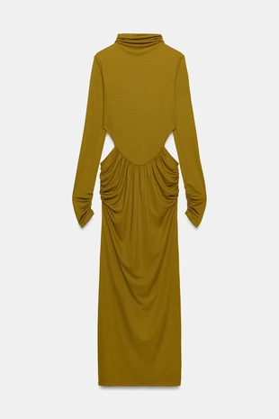 Струящееся платье с вырезами- Заказать в России