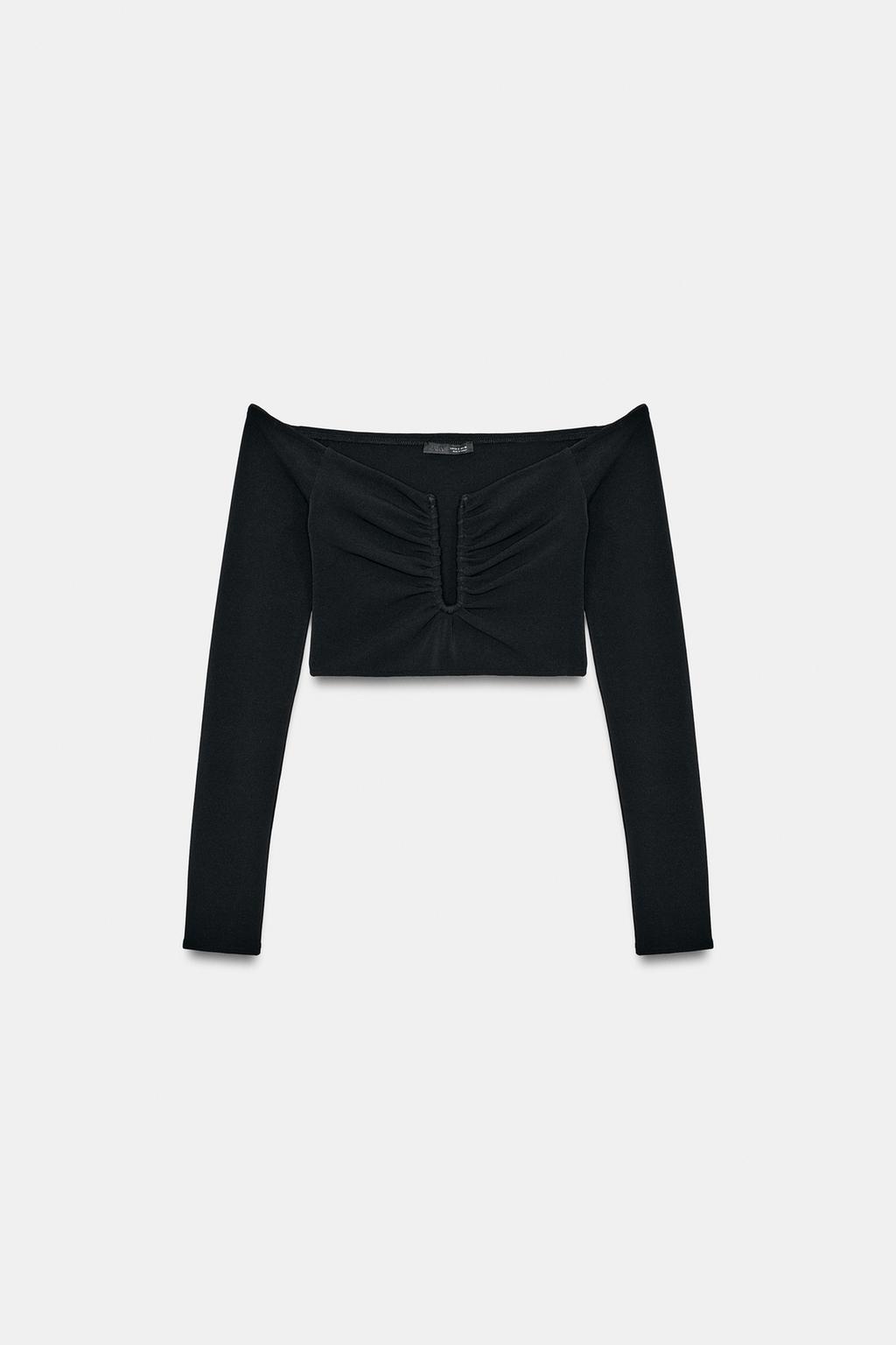 КРОП-ТОП С ДЛИННЫМИ РУКАВАМИ