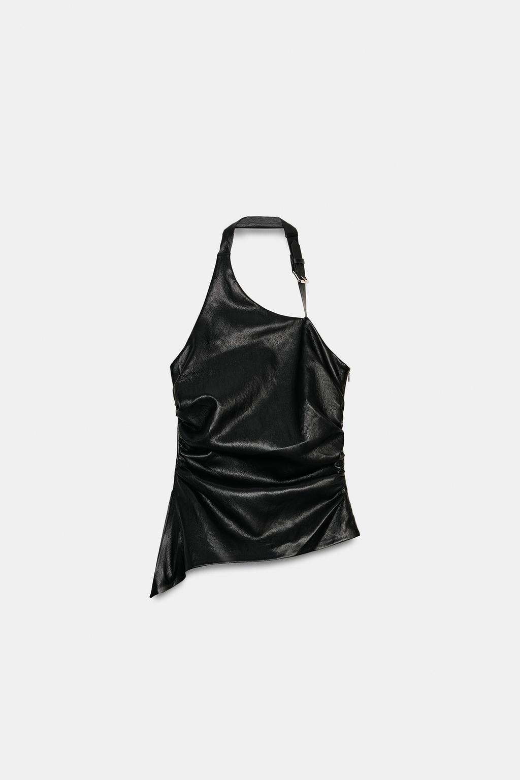 ТОП С ГОРЛОВИНОЙ ХАЛТЕР И ПРЯЖКОЙ