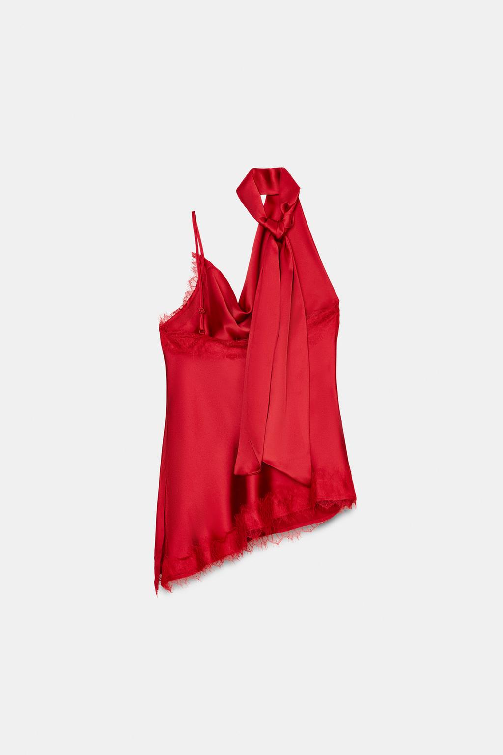 ТОП В БЕЛЬЕВОМ СТИЛЕ С КОМБИНИРОВАННЫМ КРУЖЕВОМ