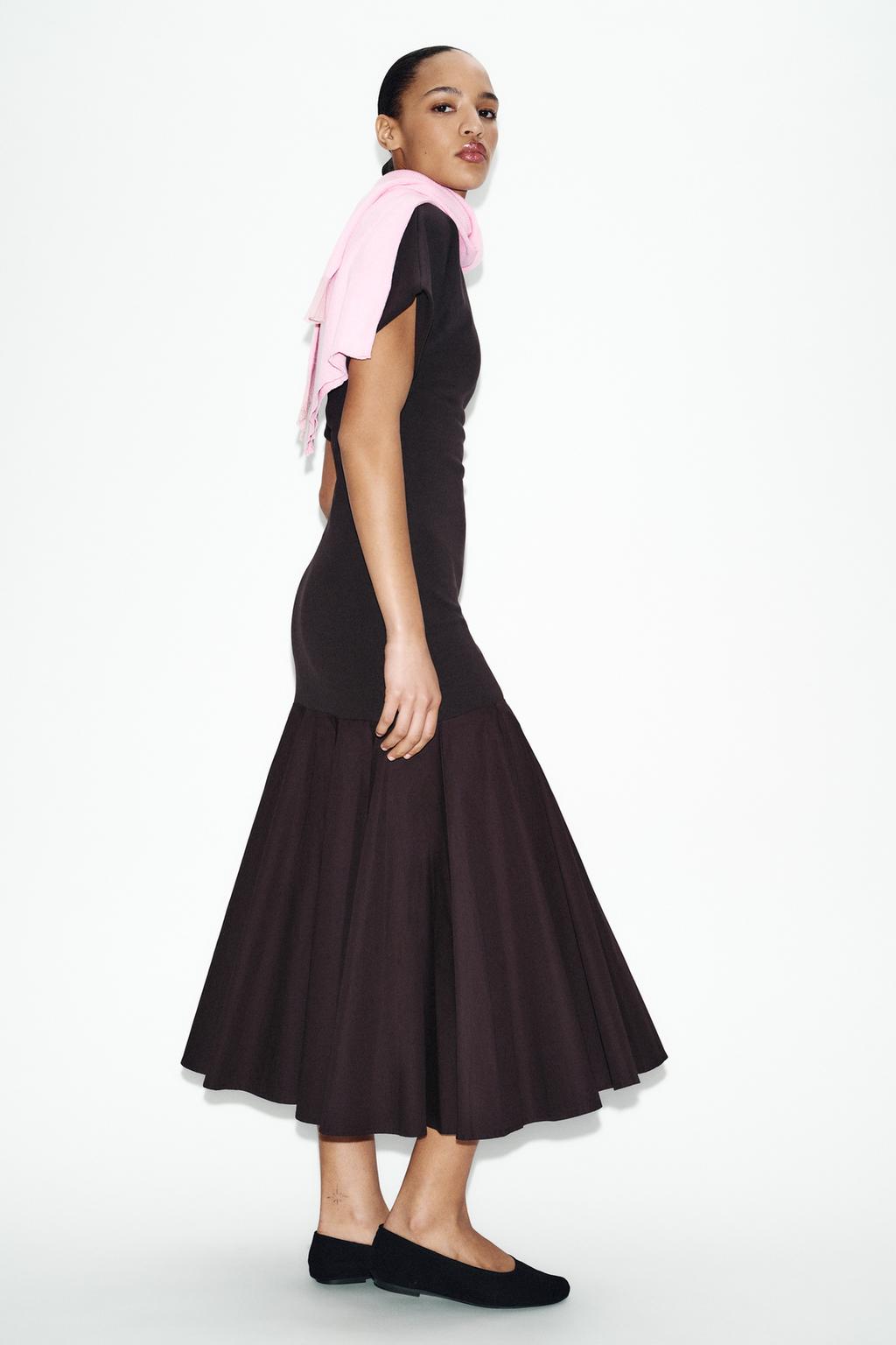 ПЛАТЬЕ ИЗ КОМБИНИРОВАННОГО ИНТЕРЛОКА