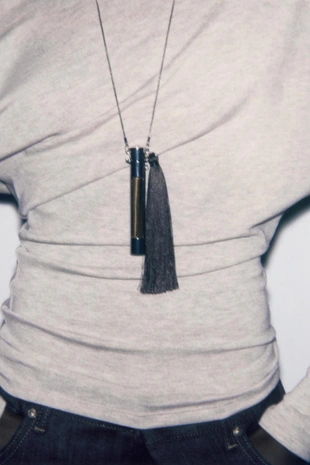 Топ асимметричного кроя из мягкой ткани