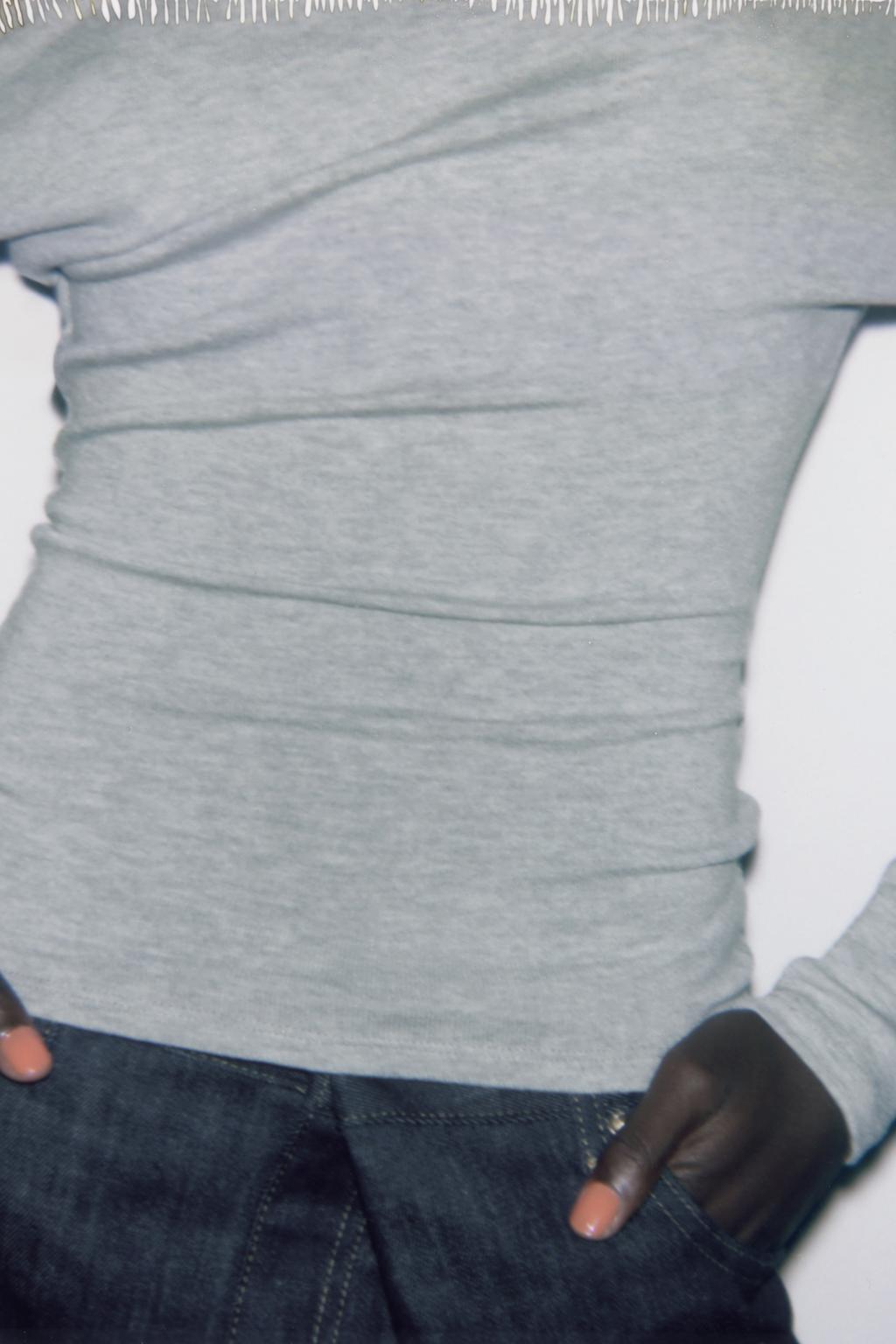 ТОП АСИММЕТРИЧНОГО КРОЯ ИЗ МЯГКОЙ ТКАНИ