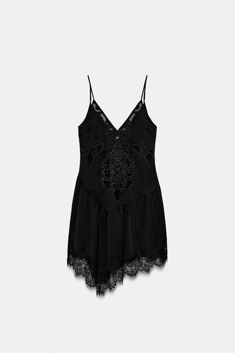 Асимметричное короткое платье коллекции zw