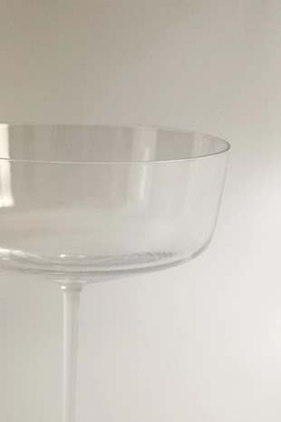 Фужер для игристого вина со стеклянным дном- Заказать в России