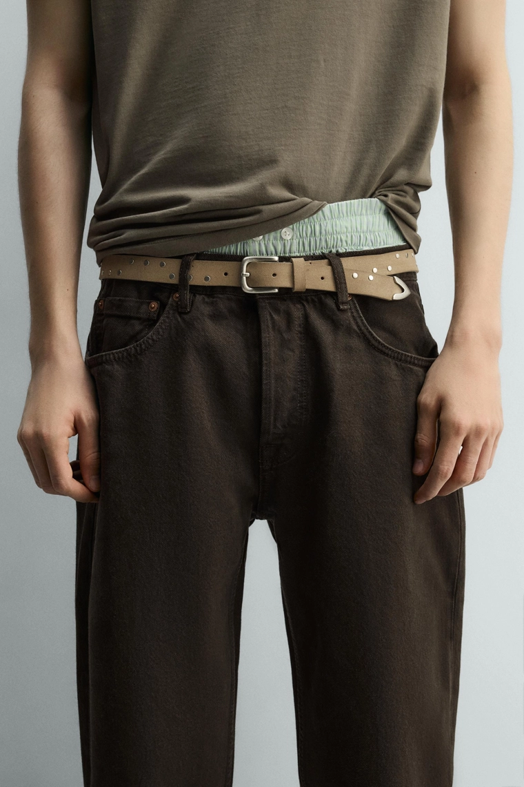 Пояс limited edition с металлическими заклепками