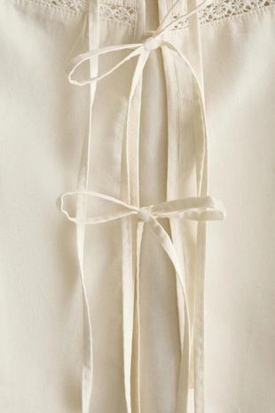 Рубашка с заплясанным воротником- Заказать в России