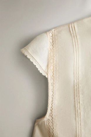 Топ с кружевом- Заказать в России