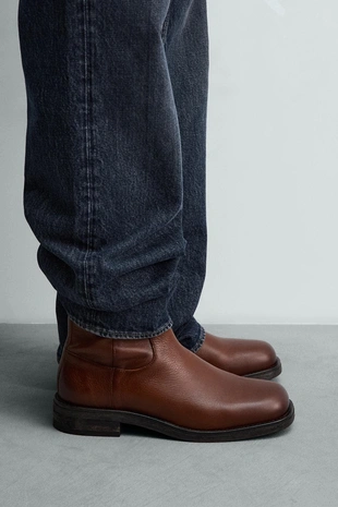 Кожаные сапоги — LIMITED EDITION- Заказать в России