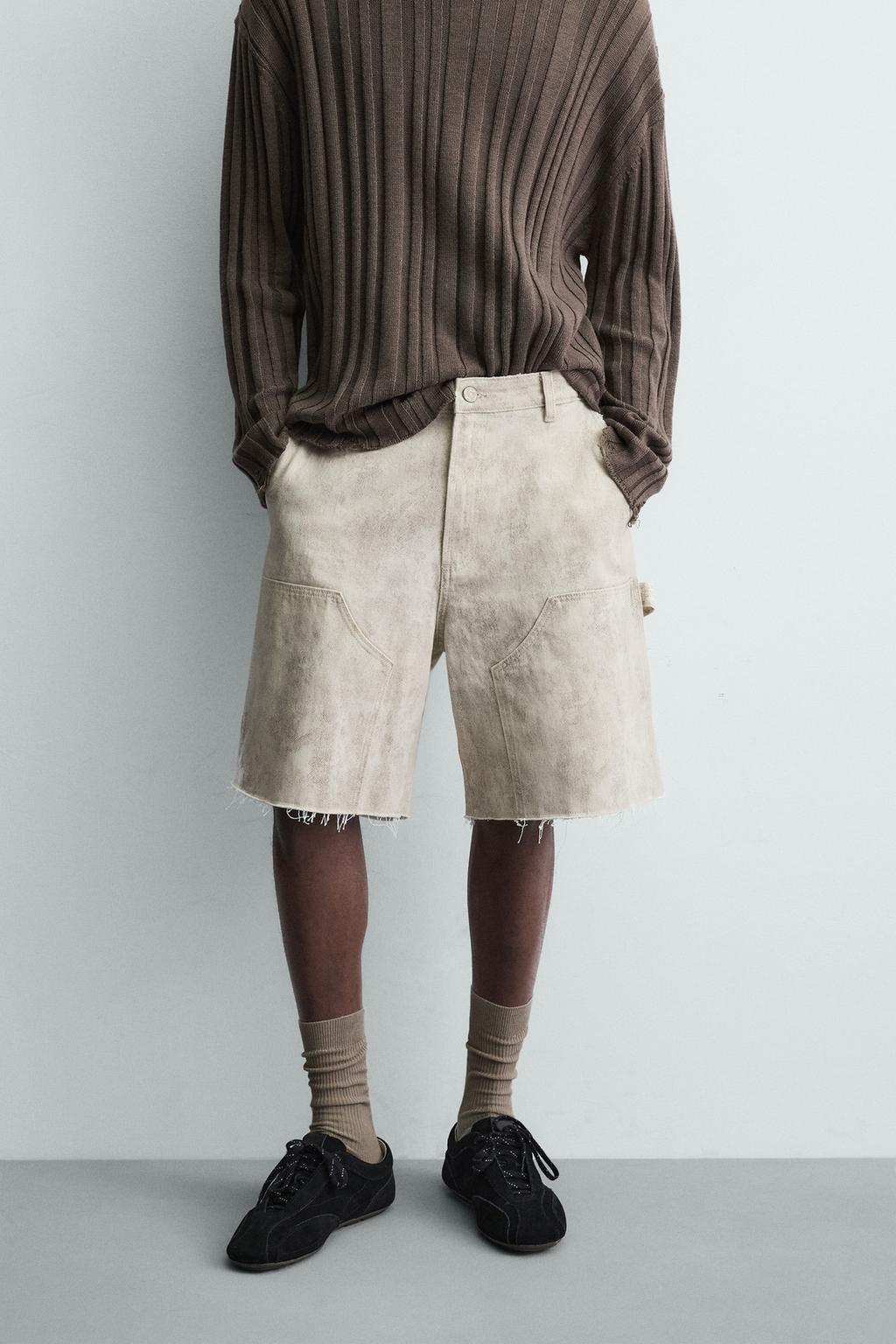 Бермуды с карманом плотника