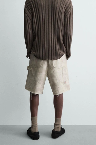 Бермуды с карманом плотника- Заказать в России