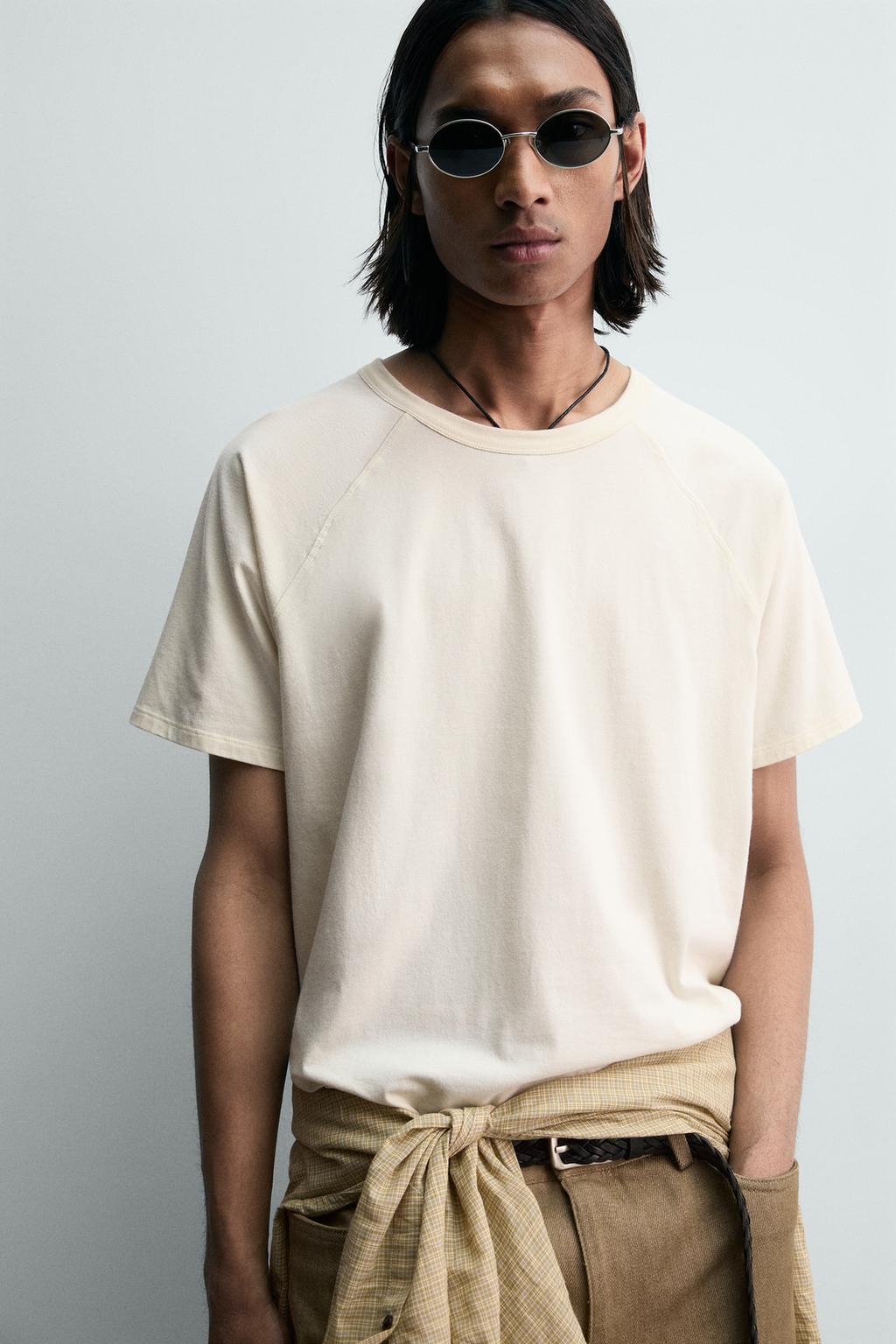 ФУТБОЛКА RELAXED FIT ИЗ ЛЕГКОЙ ТКАНИ