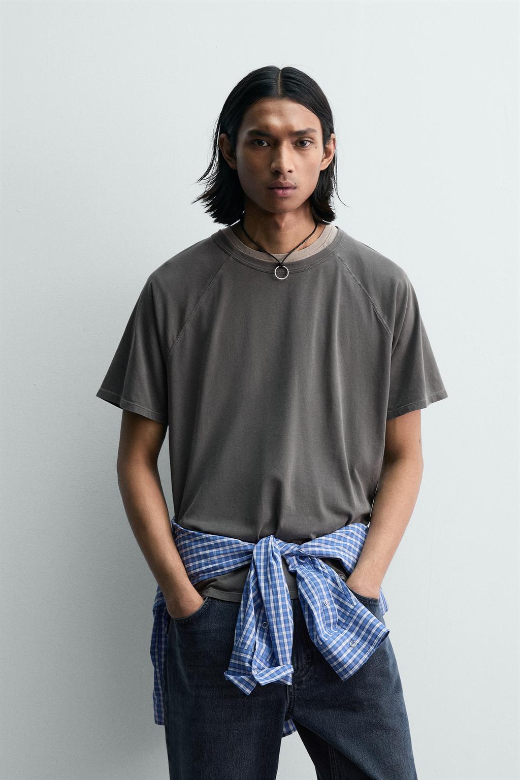 ФУТБОЛКА RELAXED FIT ИЗ ЛЕГКОЙ ТКАНИ