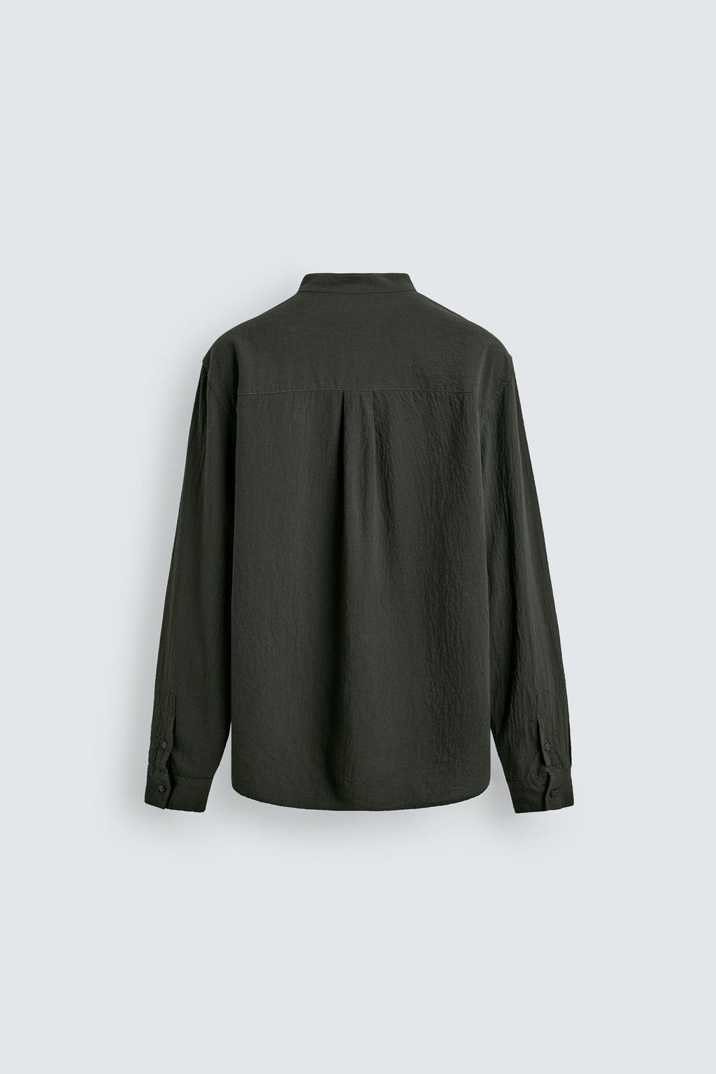 Рубашка с эффектом мятости