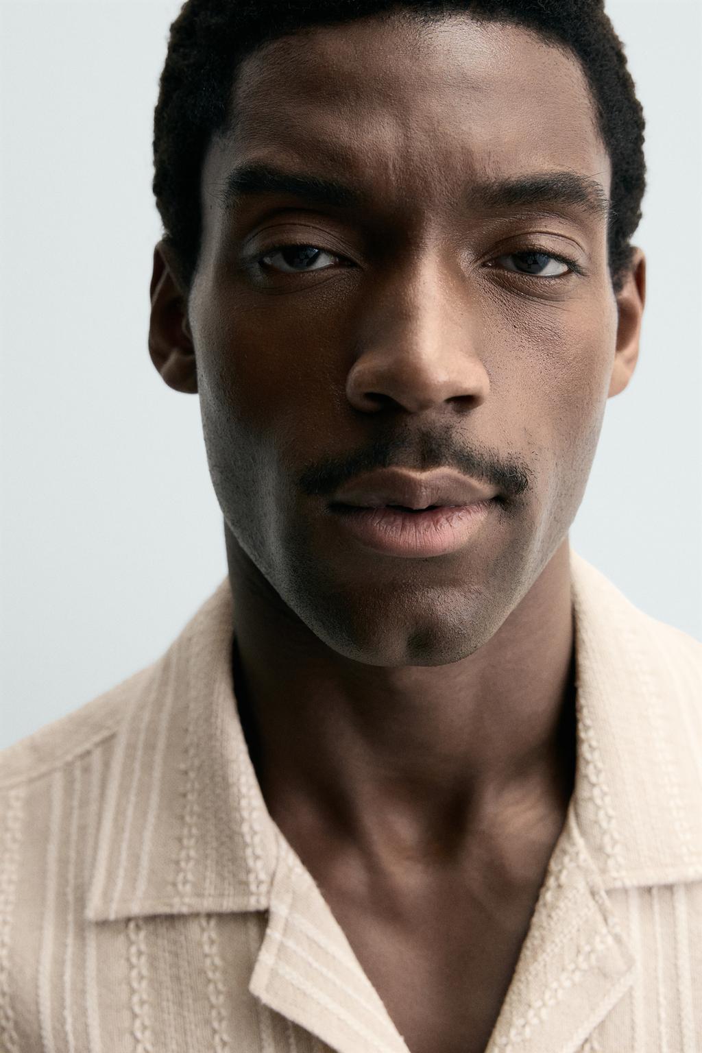 Рубашка с геометрическим жаккардовым узором