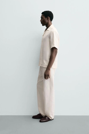 Рубашка с геометрическим жаккардовым узором- Заказать в России